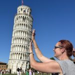 holiday snap at the leaning tower of Pisa